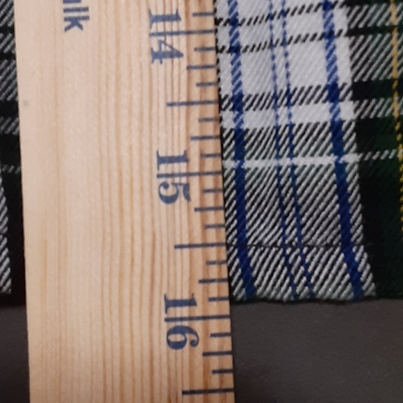 Lands' End, Tartan, Pleated Rayon Blend Skort, Girls Size 12 - Picture 8 of 12